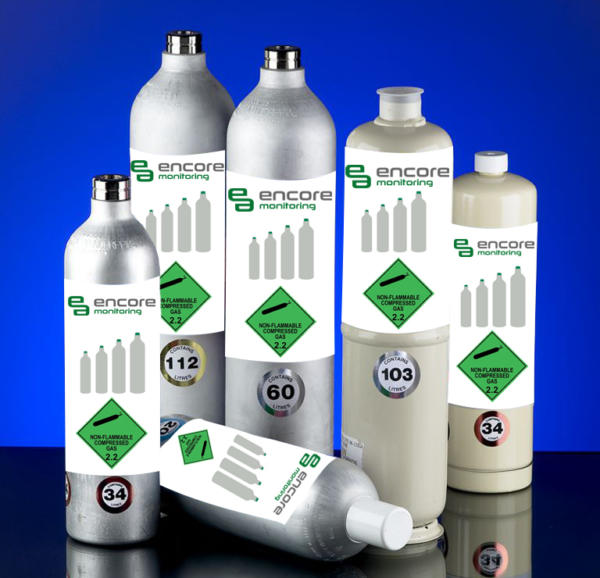 NonRefillable Gas Cylinders Encore Monitoring